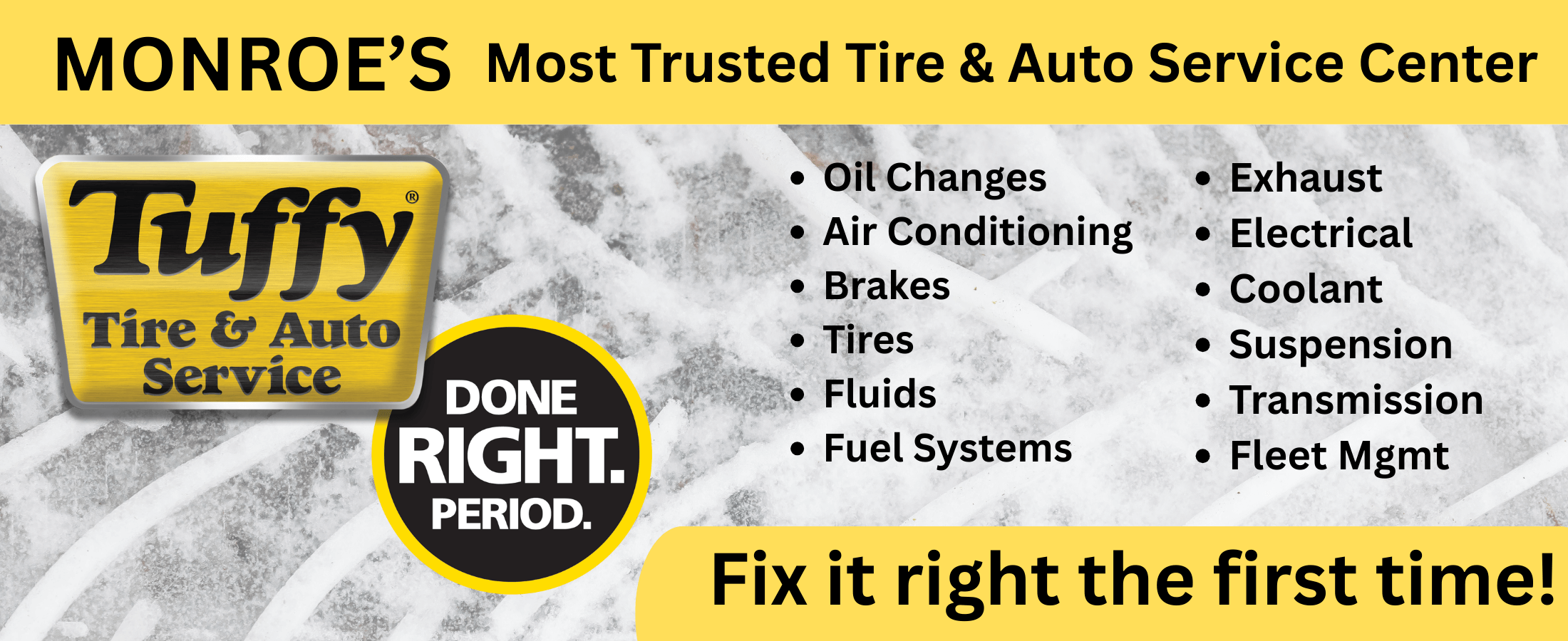 Most Trusted Tire & Auto Service Center